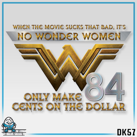 DK57: No Wonder Women - Ladies Racerback Tank