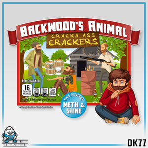 DK77: Animal Cracka' Ass Crackas - Unisex S/S T-Shirt
