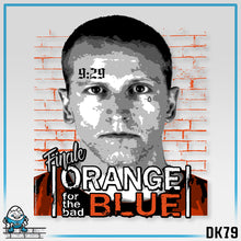 Load image into Gallery viewer, DK79: Orange for the Bad Blue - Unisex S/S T-Shirt

