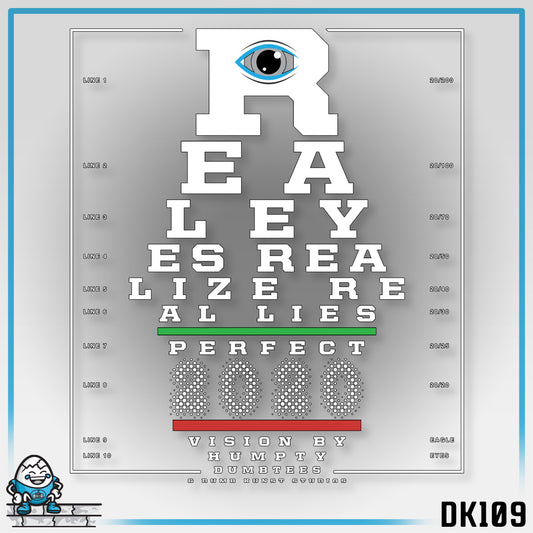 DK109: Real Eyes Realize Real Lies - Ladies Racerback Tank