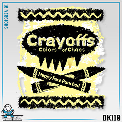 DK110: Crayoffs Colors of Chaos - Unisex S/S T-Shirt