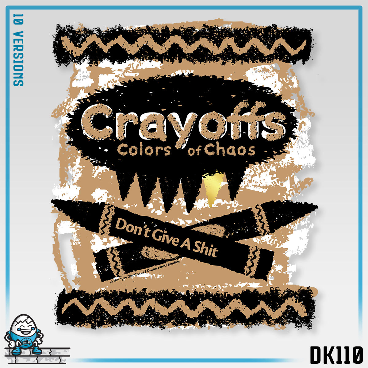 DK110: Crayoffs - Colors of Chaos - Infant Sized Onsie