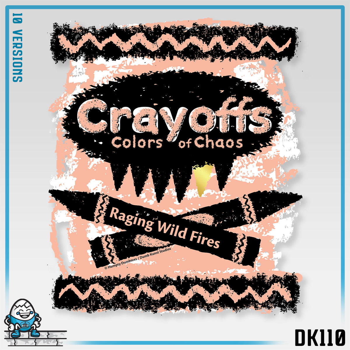 DK110: Crayoffs Colors of Chaos - Unisex S/S T-Shirt