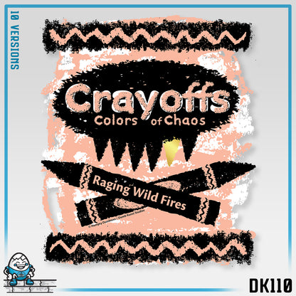 DK110: Crayoffs Colors of Chaos - Unisex S/S T-Shirt