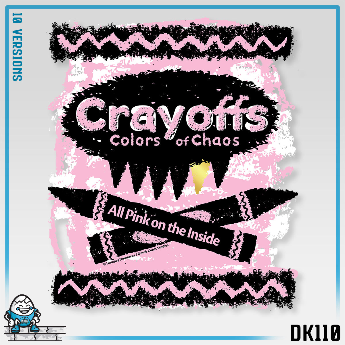 DK110: Crayoffs Colors of Chaos - Unisex S/S T-Shirt