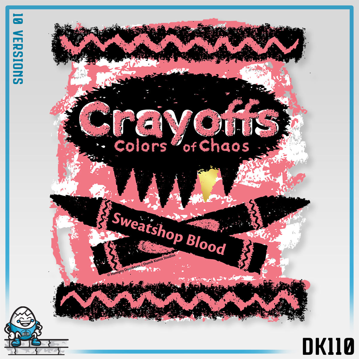 DK110: Crayoffs Colors of Chaos - Unisex S/S T-Shirt