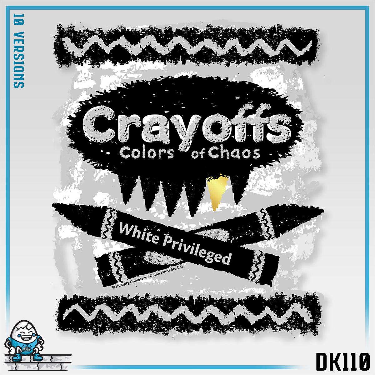 DK110: Crayoffs - Colors of Chaos - Infant Sized Onsie