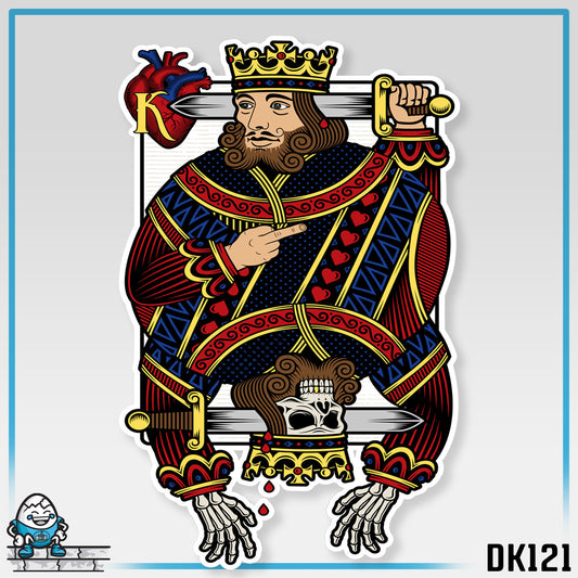 DK121: The King Is Dead (Bicycle Edition) - Ladies Racerback Tank