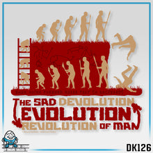 Load image into Gallery viewer, DK126: Devolution Revolution - Unisex S/S T-Shirt
