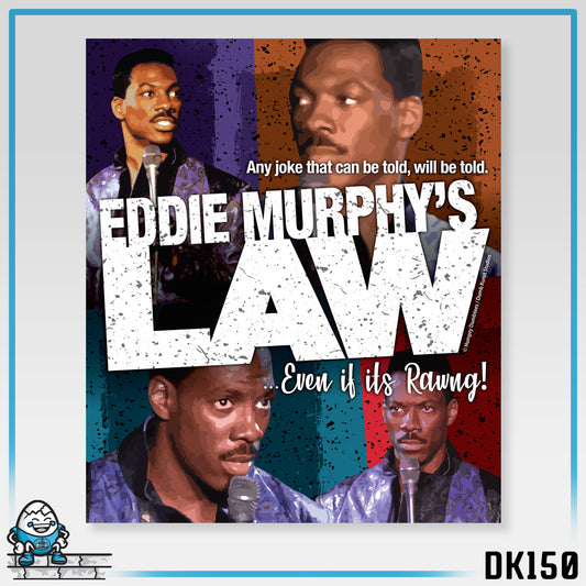 DK150: Eddie Murphy's Law - Ladies Racerback Tank