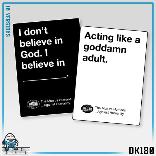 DK180: Humans Against Humanity (Adulting Edition) - Ladies Racerback Tank