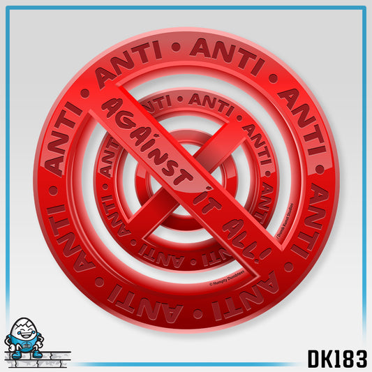 DK183: Anti Anti - Ladies Racerback Tank