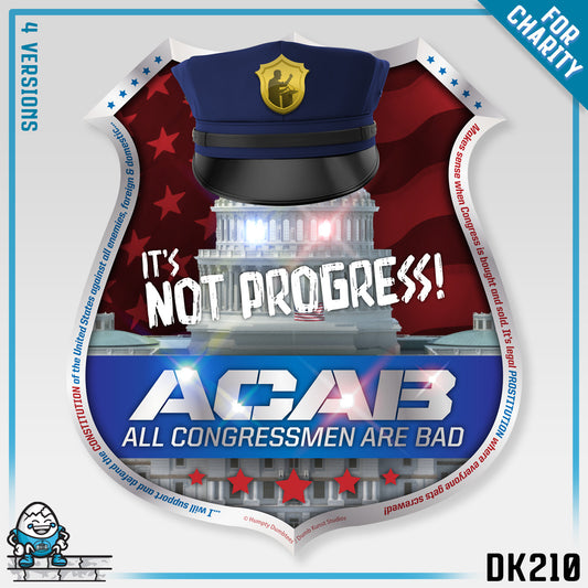 DK210: A.C.A.B. (Congress Edition) - Ladies Raceback Tank