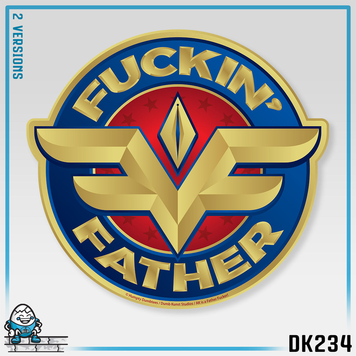 DK234: MF'in Fatherfuckers (HIS Edition) - Ladies Racerback Tank