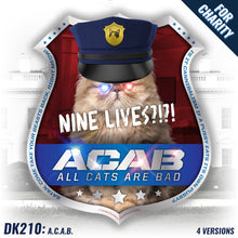 Load image into Gallery viewer, DK210: A.C.A.B. (Cats Edition) - Men&#39;s Short Sleeve
