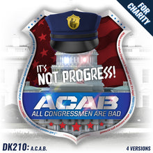 Load image into Gallery viewer, DK210: A.C.A.B. (Congress Edition) - Men&#39;s Short Sleeve
