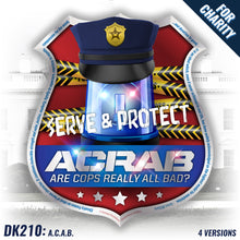 Load image into Gallery viewer, DK210: A.C.A.B. (Cops Edition) - Men&#39;s Short Sleeve
