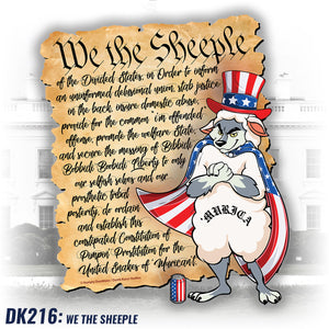 DK216: We The Sheeple - Men's Short Sleeve