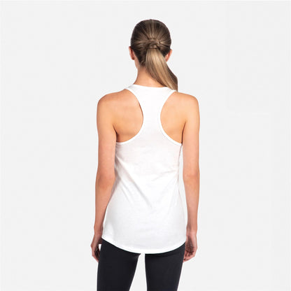 DK99: The Human Racist (Tonal Edition) - Ladies Racerback Tank