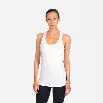 DK99: The Human Racist (Tonal Edition) - Ladies Racerback Tank