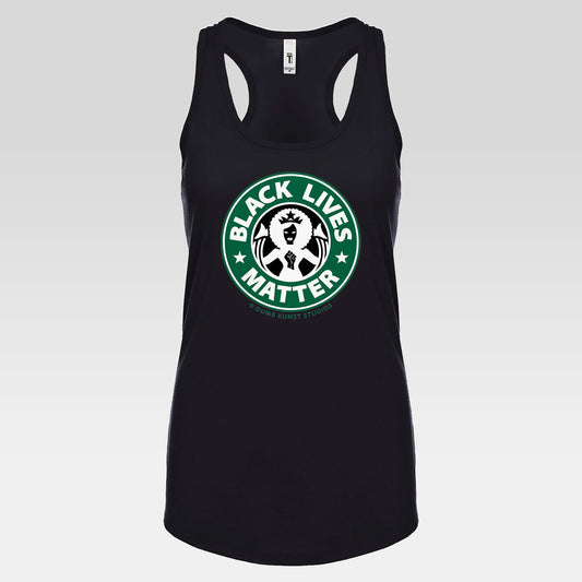 DK2: We'll Take Our Coffee Black - Ladies Racerback Tank