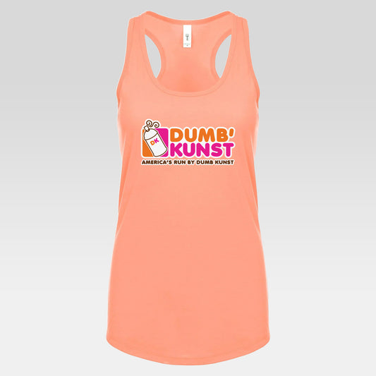 DK11: America's Run By Dumb Kunst - Ladies Racerback Tank