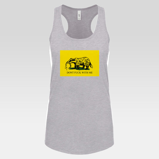 DK14: Honey Badger Don't Give A Fuck - Ladies Racerback Tank