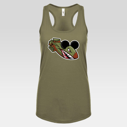 DK20: Meet Dick. He's The Bomb! - Ladies Racerback Tank