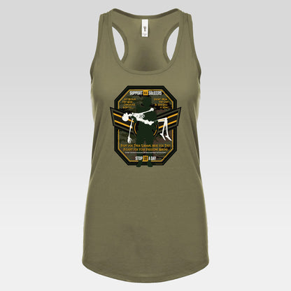 DK31: Stop 22 A Day - Ladies Racerback Tank