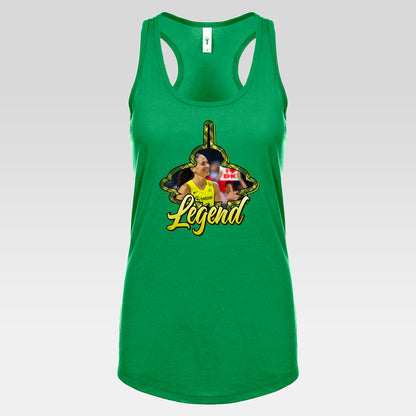 DK33: Give 'em the Bird (Sue Edition) - Ladies Racerback Tank