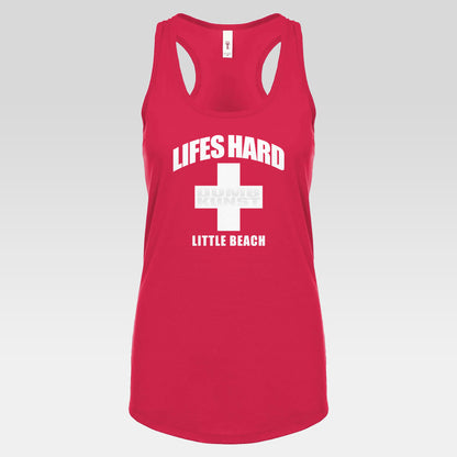DK42: LIFESHARD - Little Beach - Ladies Racerback Tank