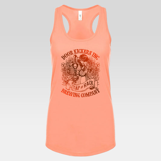 DK132: Tap & Rack - Ladies Racerback Tank