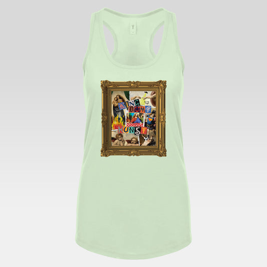 DK169: Kingdumb Kunst - Ladies Racerback Tank