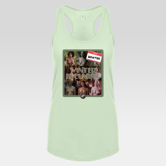 DK193: Winter is Cuming - Ladies Racerback Tank