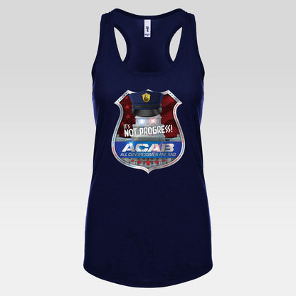 DK210: A.C.A.B. (Congress Edition) - Ladies Raceback Tank
