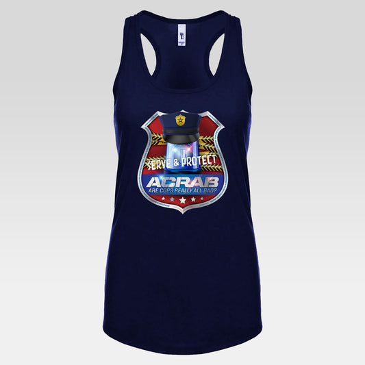 DK210: A.C.A.B. (Cops Edition) - Ladies Raceback Tank