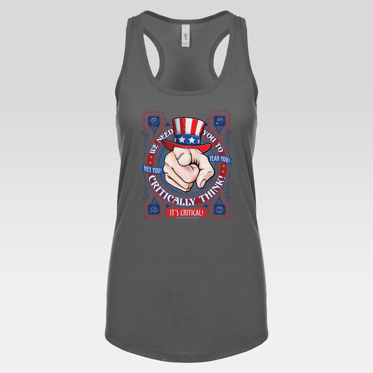 DK220: Hey You! Yeah, You! - Ladies Raceback Tank