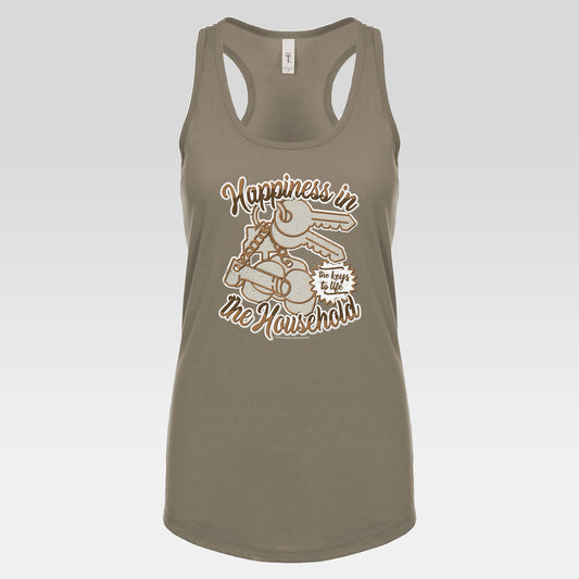 DK224: The Keys To Life - Ladies Racerback Tank
