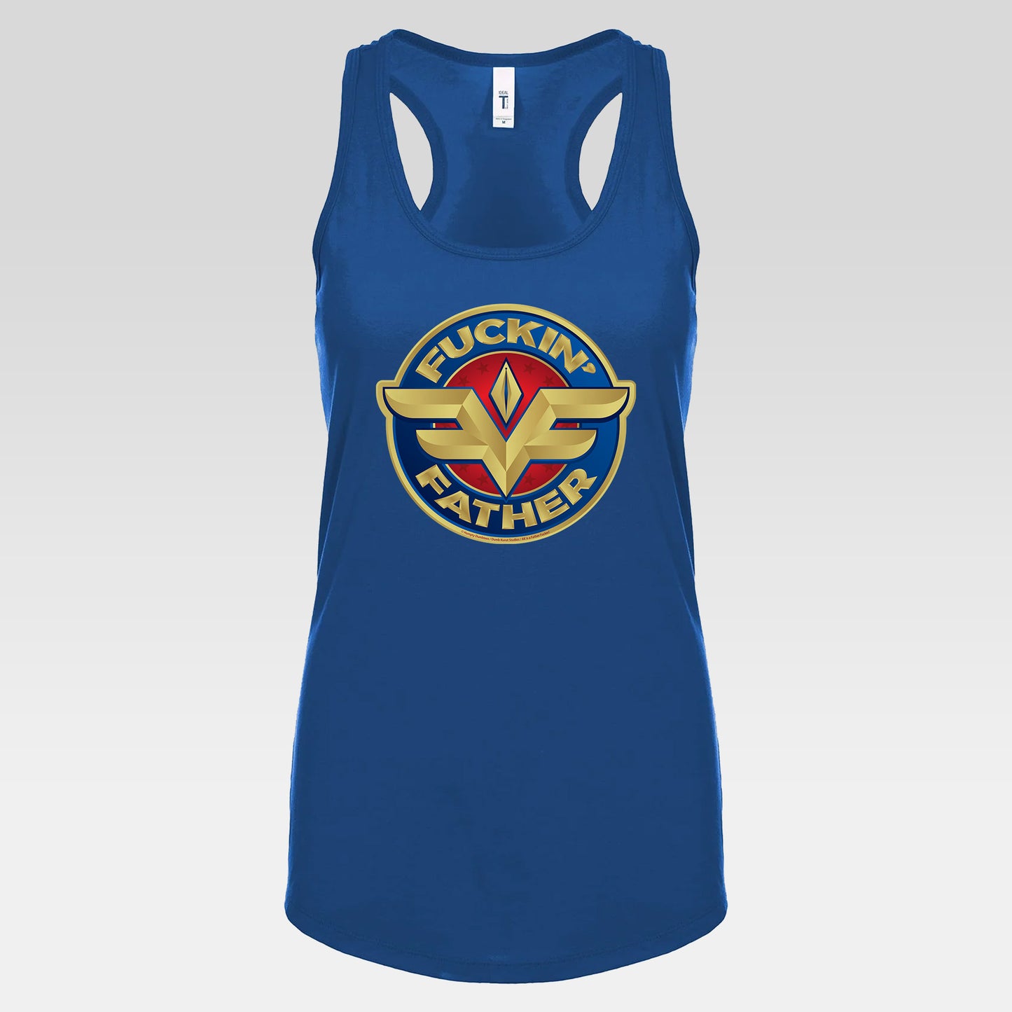 DK234: MF'in Fatherfuckers (HIS Edition) - Ladies Racerback Tank