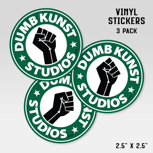 DK2: We'll Take Our Coffee Black - Vinyl Sticker 3pk