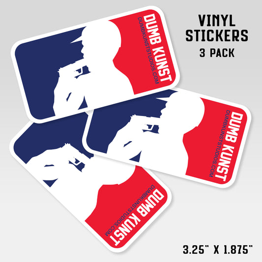 DK3: Take Me Out Of The Ball Game - Vinyl Sticker 3pk