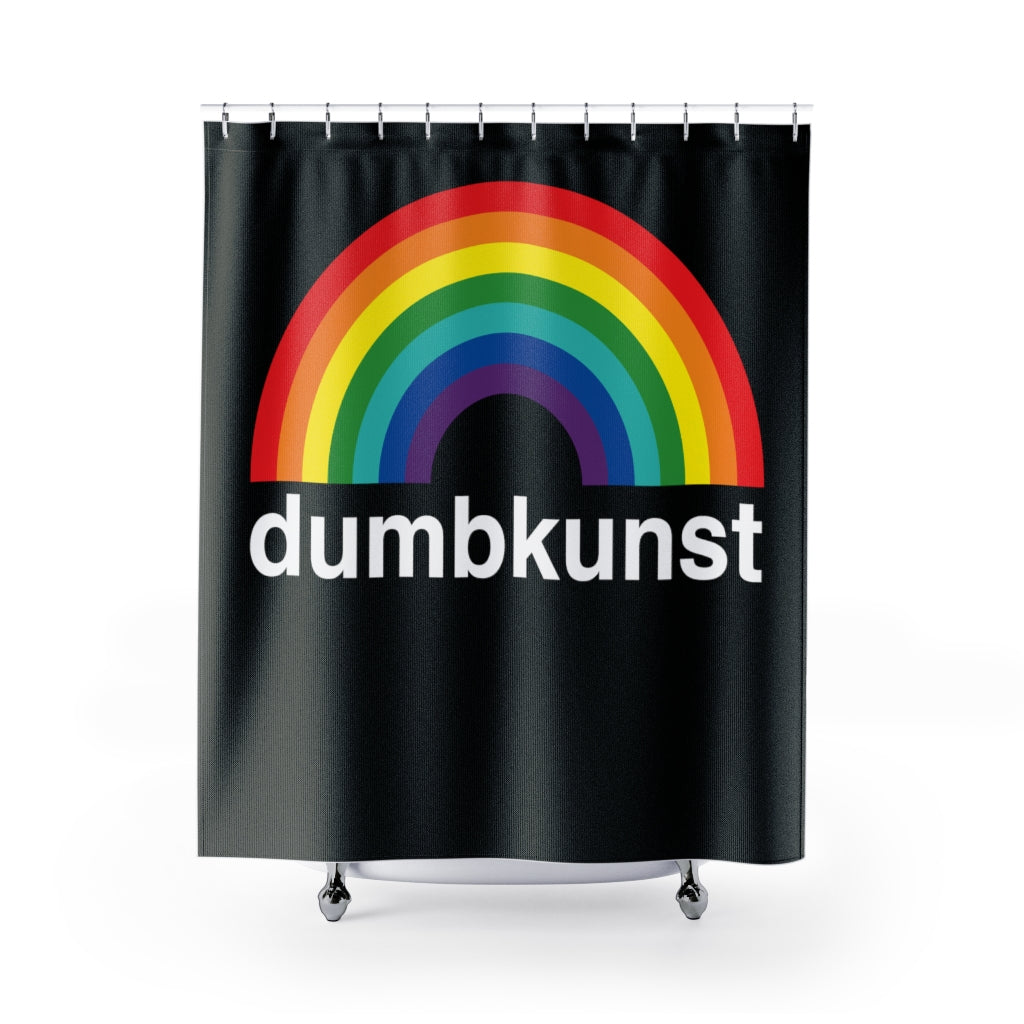 DK16: Dumb Kunst Under The Rainbow - Shower Curtain