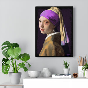 DK18: Girl With A Black Eye - Gallery Wrapped Canvas