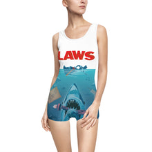 Load image into Gallery viewer, DK101: Break Their Jaws - Women&#39;s Vintage Swimsuit
