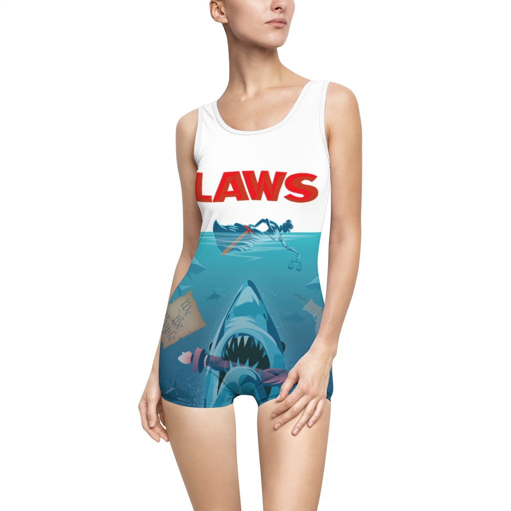 DK101: Break Their Jaws - Women's Vintage Swimsuit