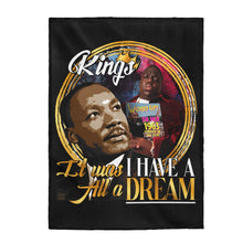 Load image into Gallery viewer, DK50: King Recognize King - Velveteen Plush Blanket
