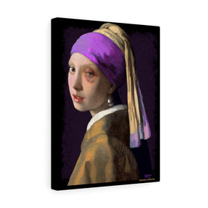 DK18: Girl With A Black Eye - Gallery Wrapped Canvas