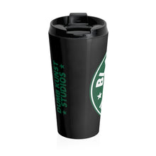 Load image into Gallery viewer, DK2: We&#39;ll Take Our Coffee Black - Travel Tumbler Mug
