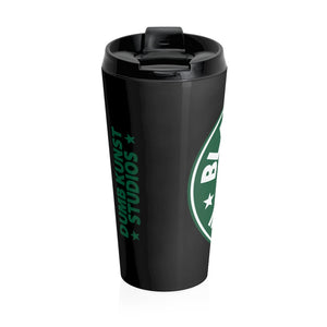 DK2: We'll Take Our Coffee Black - Travel Tumbler Mug