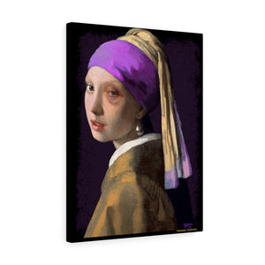 DK18: Girl With A Black Eye - Gallery Wrapped Canvas